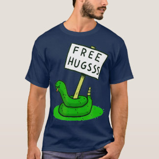 T-shirt Free Hugsss Funny Cute Snake Hug Lovers