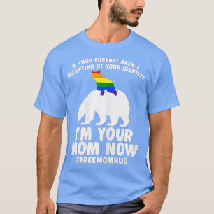 T-shirt Free Mom Hugs Fier Mama Bear LGBT Gay pride LGBTQ