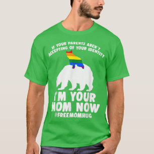 T-shirt Free Mom Hugs Fier Mama Bear LGBT Gay pride LGBTQ