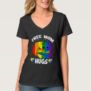 T-shirt Free Mom Hugs Lgbt Cat Gay pride Rainbow