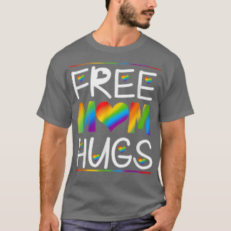 T-shirt Free Mom Hugs Pride LGBT Mois 