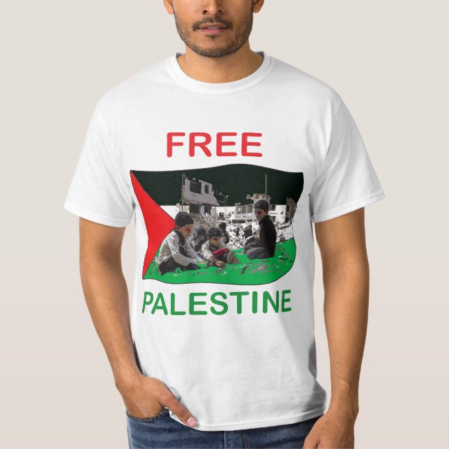 T-shirt Free Palestine (Devant)