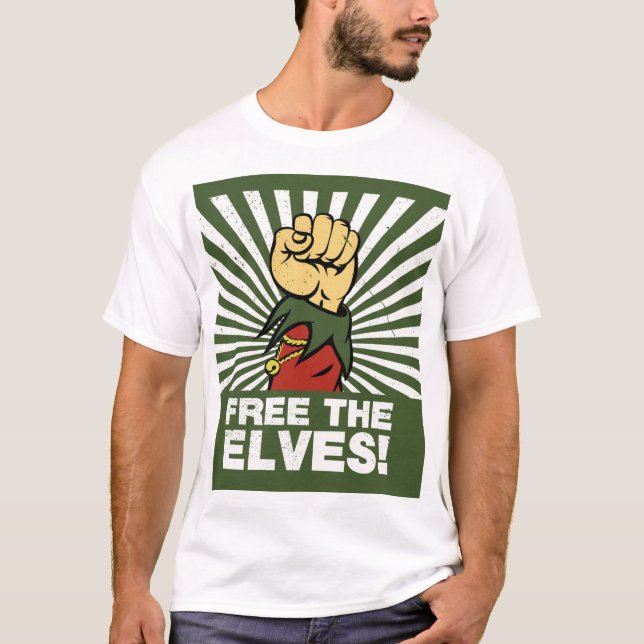 T-shirt Free the elves ! (Devant)