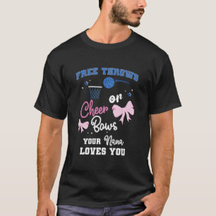T-shirt Free Thers Ou Cheer Bows Your Nana Love You Gend