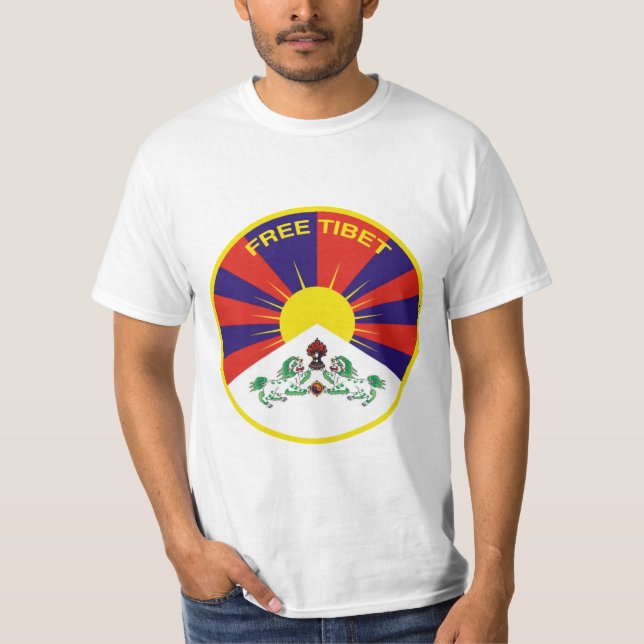 T-shirt Free Tibet (Devant)