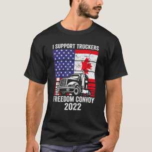 T-shirt Freedom Convoy 2022, I Support Truckers, États-Uni