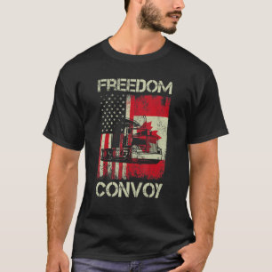 T-shirt Freedom Convoy 2022 Soutien Mand de camionneurs ca