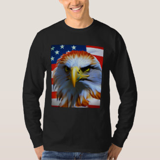 T-shirt Freedom Eagle 4th Of July American Veteran