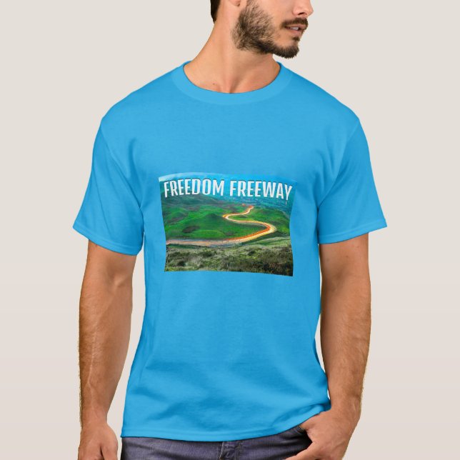 T-shirt Freedom Freeway (sombre) (Devant)