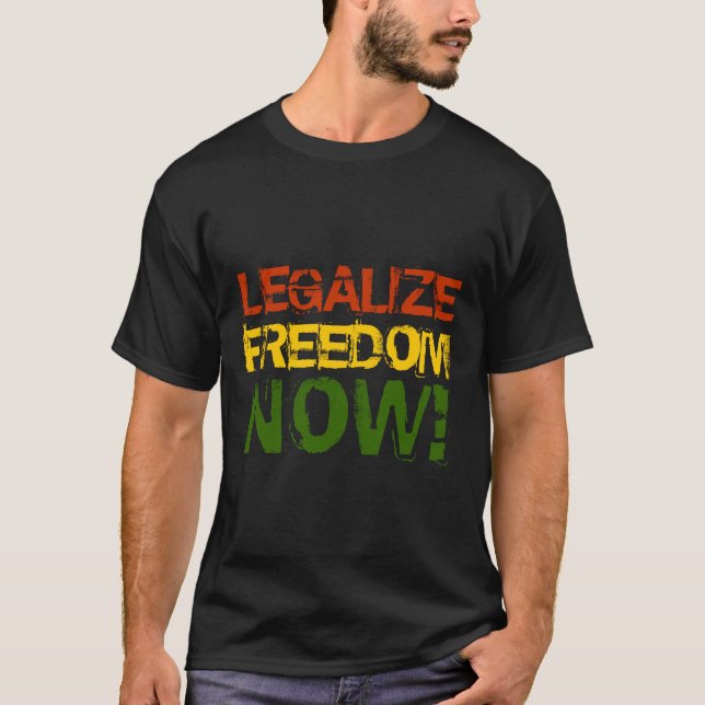T-SHIRT FREEDOM LEGALIZE (Devant)
