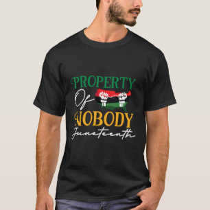 T-shirt Freedom Melanin Black Women Propriété de Personne