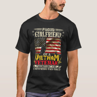 T-shirt Freedom Tee Fière Fille Amie D'Un Vétéran Du Vietn