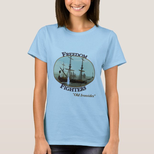 T-shirt freedomfighters, la constitution d'USS (Devant)