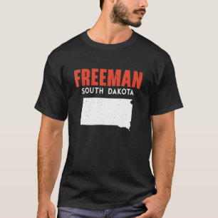 T-shirt Freeman Dakota du Sud États-Unis État Amérique Voy
