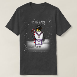 T-shirt Freemason Pingouin Noël Masonic