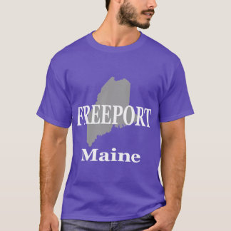 T-shirt Freeport Maine State City and Town Pride