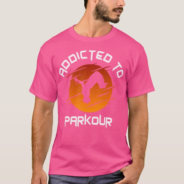 T-shirt Freerunner Freerunning Addicted To Parkour (Devant)