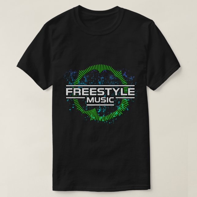 T-shirt Freestyle Musique Danse Electro (Design devant)
