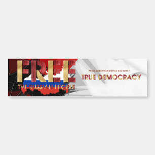 T-SHIRT - Freies Russisch Autoaufkleber