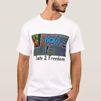 T - Shirt, Freiheit der Skate-2 T-Shirt