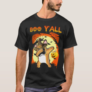 T-shirt French Buldog Dabbing Boo Yall Ghost Halloween Do