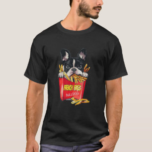 T-shirt French Bull Dog, Garçon Fille Drôle