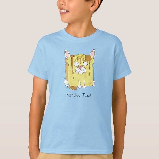 T-shirt French Bulldog Frenchie Dog Funny (Devant)