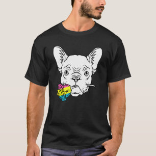 T-shirt French Bulldog Pansexual Lgbt Q mignon Pan Pride g