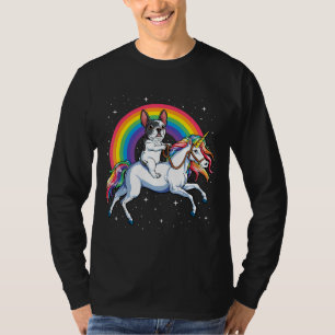 T-shirt French Bulldog Unicorn Girls Space Galaxy Frenchic