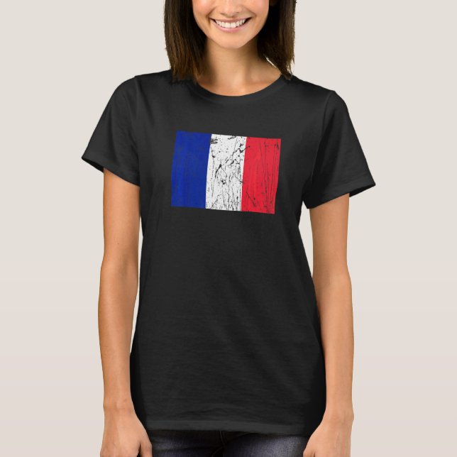 T-shirt French France Flag Pride French Flag (Devant)