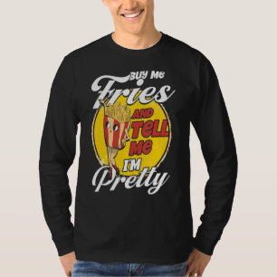 T-shirt French Fries Food Pun Achetez-moi Fries et dites-m