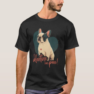 T-shirt Frenchbulldog avec HeartDécor ValentinTuesday