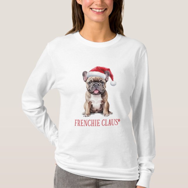 T-shirt Frenchie Claus (Devant)