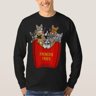 T-shirt Frenchie Fries French Buldog Chien maman Chien Pap