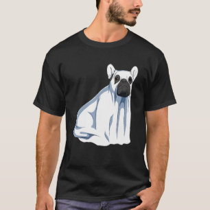 T-shirt Frenchie Halloween Costume de fantôme Chien França