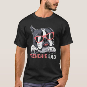 T-shirt Frenchie Papa Tee Pour Français Bulldog Propriétai