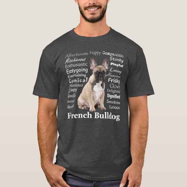T-shirt Frenchie Traits (Devant)