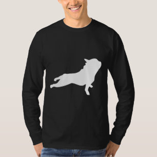 T-shirt Frenchie Yoga French Bulldog Doing Yoga ajusté
