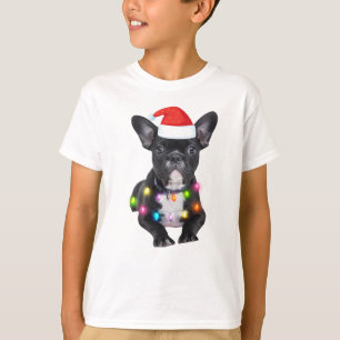 T-shirt frenchies cadeau de noël pour les amoureux du bull