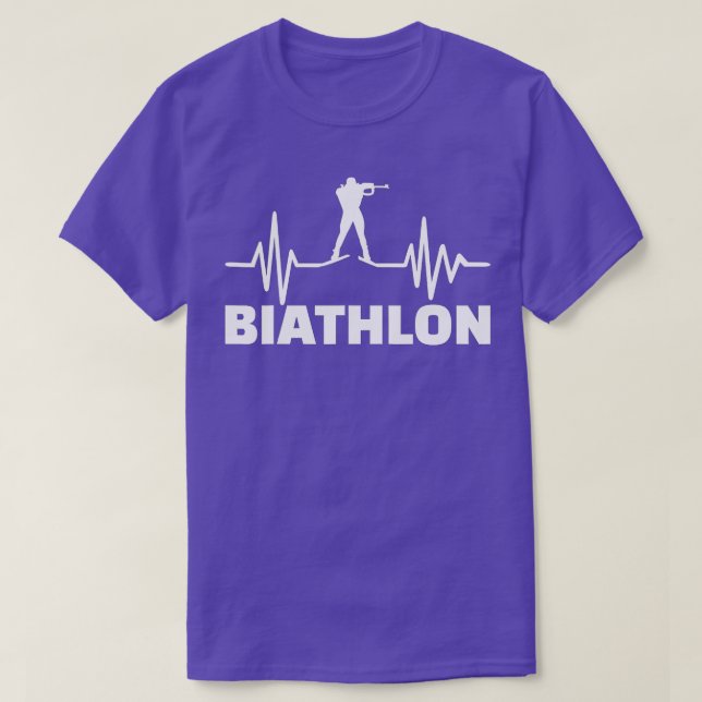 T-shirt Fréquence du biathlon (2) (Design devant)