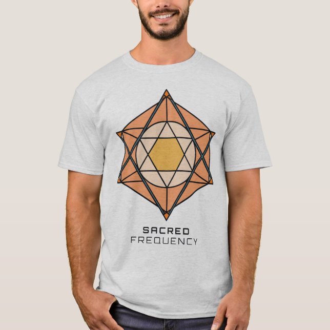T-shirt Fréquence sacrée de l'énergie et de l'harmonie (Devant)