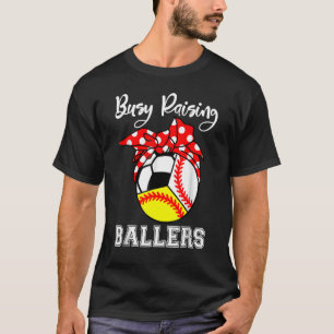T-shirt Fréquente Élévation Ballers Baseball Softball Socc