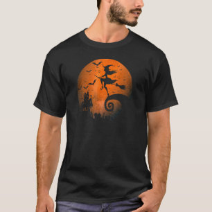 T-shirt Fréquente Sorcière de circulaire Son chambre Haunt
