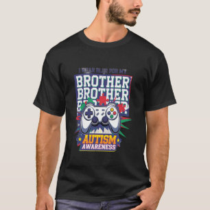 T-shirt Frère Autisme Sensibilisation Fier Frère Soutien V