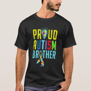 T-shirt Frère Autiste Fier Fratère Sensibilisation à l'Aut