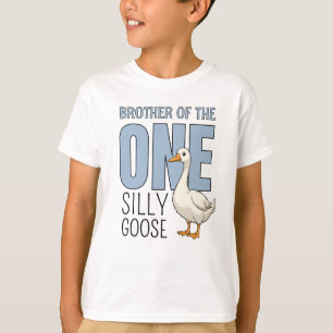 T-shirt Frère bleu personnalisé de la fête d'anniversaire