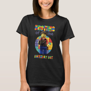 T-shirt Frère Brick Builder Blocs Maître Constructeur