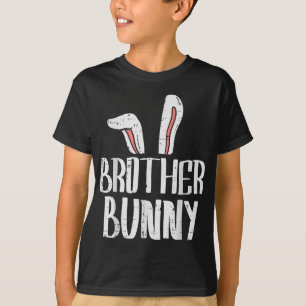 T-shirt Frère Bunny Oreilles mignonnes Famille de Pâques q