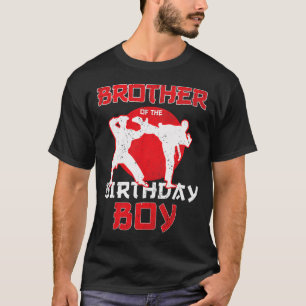 T-shirt Frère De Karate Anniversaire Taekwondo Boy Marti