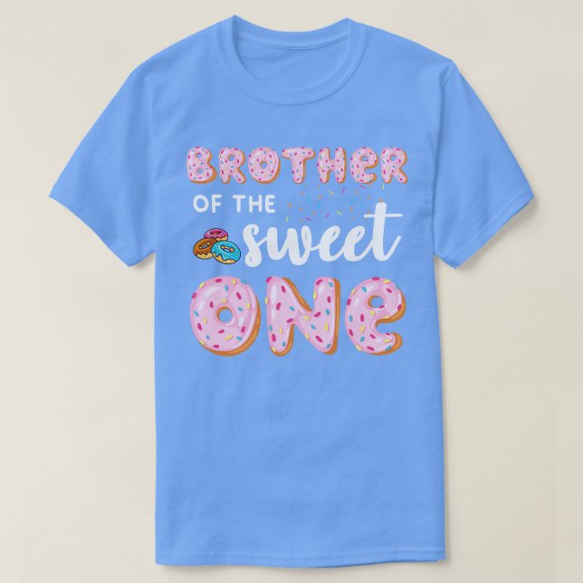 T-shirt Frère De La Douce Un Donut Anniversaire (Design devant)